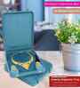 Sky Blue Necklace Earring Jewellery Organiser Box