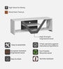 Nectar Tv Unit In White Stone & Slate Grey Colour