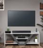Nectar Tv Unit In White Stone & Slate Grey Colour