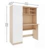 Nector Hutch Desk In Light Beige And White Finish Nector Hutch Desk In Light Beige And White Finish