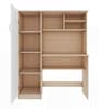 Nector Hutch Desk In Light Beige And White Finish Nector Hutch Desk In Light Beige And White Finish