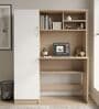Nector Hutch Desk In Light Beige And White Finish Nector Hutch Desk In Light Beige And White Finish