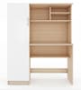 Nector Hutch Desk In Light Beige And White Finish Nector Hutch Desk In Light Beige And White Finish