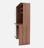 Nector Hutch Desk In Planked Walnut And White Finish Nector Hutch Desk In Planked Walnut And White Finish
