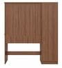 Nector Hutch Desk In Planked Walnut Finish Nector Hutch Desk In Planked Walnut Finish
