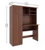 Nector Hutch Desk In Planked Walnut Finish Nector Hutch Desk In Planked Walnut Finish