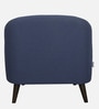 Nelson Fabric 1 Seater Sofa in Blue Colour