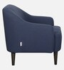 Nelson Fabric 1 Seater Sofa in Blue Colour