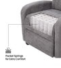 Nelson Fabric Recliner 1S
