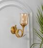 Nena Metal & Glass Wall Light (Amber)