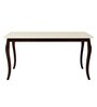 Neo Athens 6 Seater Dining Table in Walnut Finish Neo Athens 6 Seater Dining Table in Walnut Finish