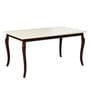 Neo Athens 6 Seater Dining Table in Walnut Finish Neo Athens 6 Seater Dining Table in Walnut Finish