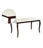 Neo Athens 6 Seater Dining Table in Walnut Finish Neo Athens 6 Seater Dining Table in Walnut Finish