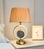 Neoclassical LED Table Lamp with Ring Clock