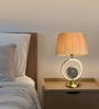 Neoclassical LED Table Lamp with Ring Clock