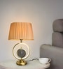 Neoclassical LED Table Lamp with Ring Clock