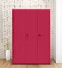 Neolite 3 Door Almirah in Blush Red Colour