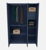 Neolite 3 Door Metal Almirah in Denim Blue Colour