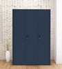 Neolite 3 Door Metal Almirah in Denim Blue Colour