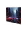 Neon Cityscape Canvas Art Print Printed Wall Painting Stretch Canvas Frame