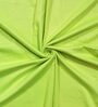 Green Solid 210 TC 100% Cotton Single Bed Sized Bed Sheets With 1 Pillow Cover