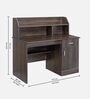 Neptune Hutch Desk in Brown Matte Finish