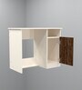 Nero Multipurpose, Computer Desk for Home/Office, Writing Table, Sturdy Small Desks for Small Spaces in Cochwood Brown & Highland Pine Finish