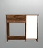 Nero Multipurpose, Computer Desk for Home/Office, Writing Table, Sturdy Small Desks for Small Spaces in Cochwood Brown Finish