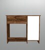 Nero Multipurpose, Computer Desk for Home/Office, Writing Table, Sturdy Small Desks for Small Spaces in Highland Pine & Cochwood Brown Finish