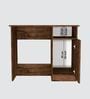 Nero Multipurpose, Computer Desk for Home/Office, Writing Table, Sturdy Small Desks for Small Spaces in Cochwood Brown Finish