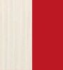 Nero Multipurpose, Computer Desk for Home/Office, Writing Table, Sturdy Small Desks for Small Spaces in Scarlet Red & Highland Pine Finish
