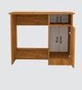 Nero Multipurpose, Computer Desk for Home/Office, Writing Table, Sturdy Small Desks for Small Spaces in Plateau Apple Finish