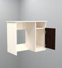 Nero Multipurpose, Computer Desk for Home/Office, Writing Table, Sturdy Small Desks for Small Spaces in Aisan Walnut & Highland Pine Finish