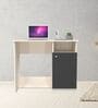 Nero Multipurpose, Computer Desk for Home/Office, Writing Table, Sturdy Small Desks for Small Spaces in Slate Grey & Highland Pine