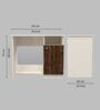 Nero Multipurpose, Computer Desk for Home/Office, Writing Table, Sturdy Small Desks for Small Spaces in Cochwood Brown & Highland Pine Finish