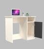 Nero Multipurpose, Computer Desk for Home/Office, Writing Table, Sturdy Small Desks for Small Spaces in Slate Grey & Highland Pine
