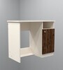 Nero Multipurpose, Computer Desk for Home/Office, Writing Table, Sturdy Small Desks for Small Spaces in Cochwood Brown & Highland Pine Finish