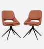 Nerova Dining Chairs In Brown Colour (Set Of 2)