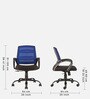Neso Office Chair In Blue Finish