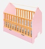 Nest Baby Crib with Mattress In Pink Finish