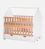 Nest Baby Crib with Mattress In White Finish
