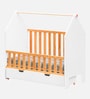 Nest Baby Crib with Mattress In White Finish