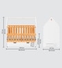 Nest Baby Crib with Mattress In White Finish
