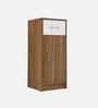 Nest Pedestal in Lyon Teak & White Finish With Drawer