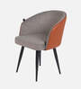 Nest Fabric Arm Chair In Tan and Grey Colour