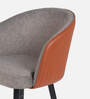 Nest Fabric Arm Chair In Tan and Grey Colour
