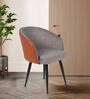 Nest Fabric Arm Chair In Tan and Grey Colour