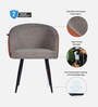 Nest Fabric Arm Chair In Tan and Grey Colour