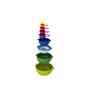 (Set Of 9) Nest Multicolour Polypropylene & Metal Mixing Bowl