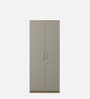 Nester 2 Door Wardrobe In Sebastian Oak & Melamine Finish